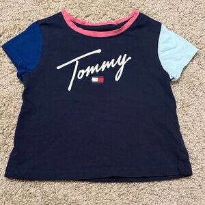 Tommy Hilfiger Kids' Colorblock Tee - Navy, Pink, Sky Blue